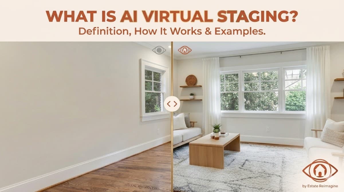 What Is AI Virtual Staging? Definition, How It Works & Examples