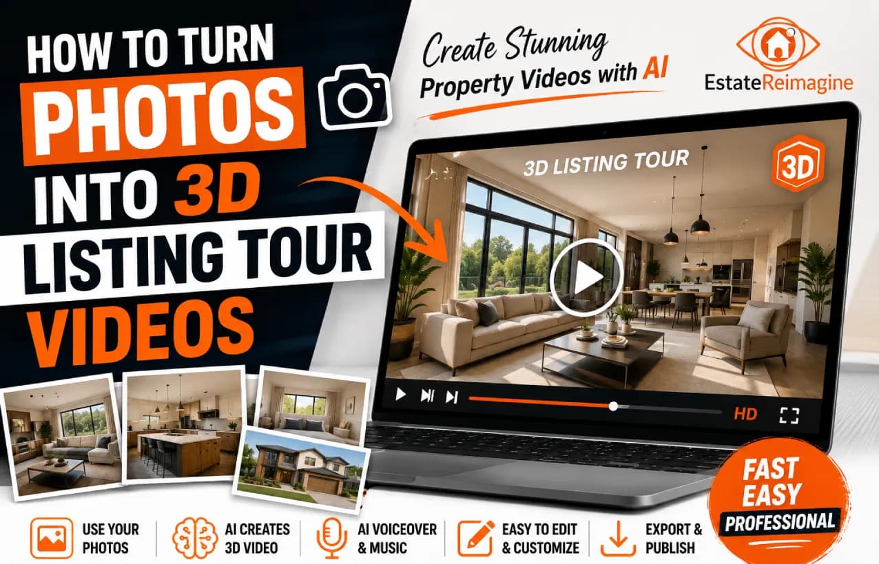 How to Turn Real Estate Photos Into 3D Listing Tour Videos